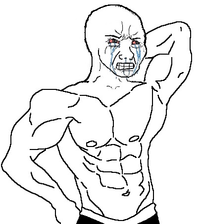 Файл:Wojak-muscle-body-crying.jpg