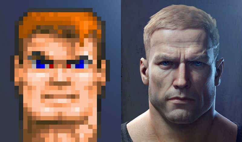 Файл:Blazkowicz evolution.jpg