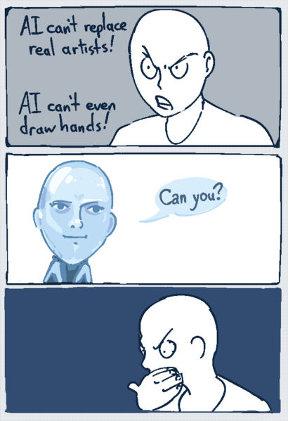 Файл:AI cant even draw hands.png